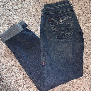 True Religion Cropped Jeans